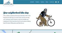 Desktop Screenshot of missinglinkpdx.com
